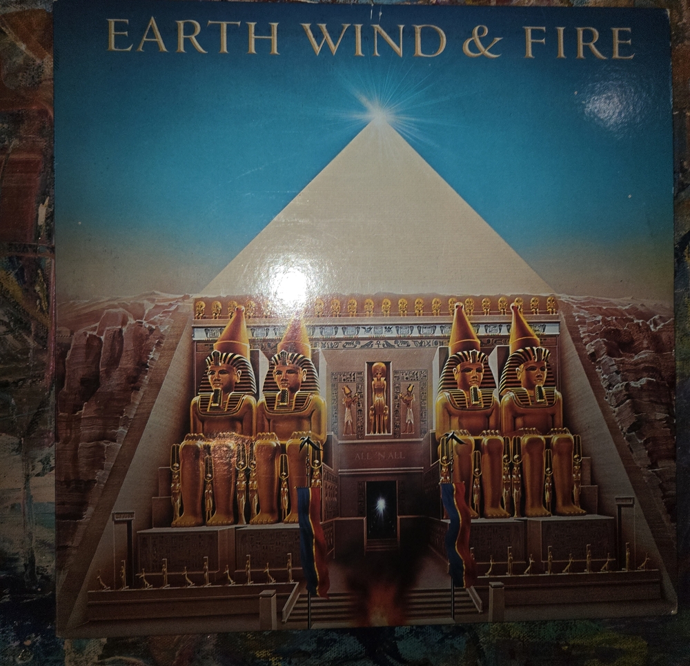 Earth, Wind & Fire - Pyramid Album Cover (Blue & Gold)